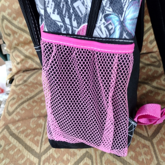 Peace Butterfly And Roses Backpack - Picture 3 of 6